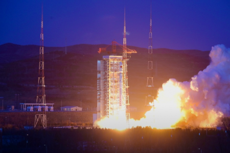 China launches twin satellites for surveys, mapping