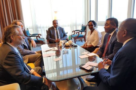 Senior gov’t officials brief Equilibrium Capital co-founder about investment opportunities in Ethiopia