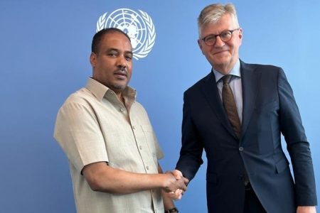 Ethiopia’s State Minister for Foreign Affairs confers with UN senior officials