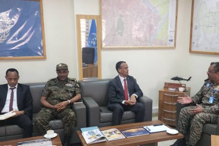 UNMISS commander praises dedication of Ethiopian peacekeepers in South Sudan