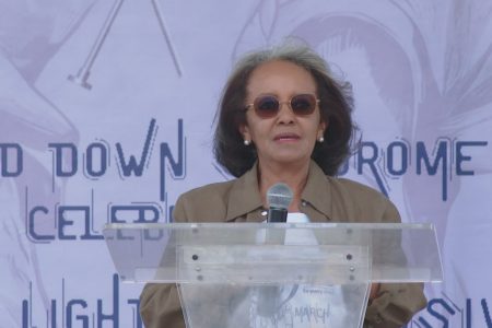 President Sahle-Work stresses support for children with down syndrome