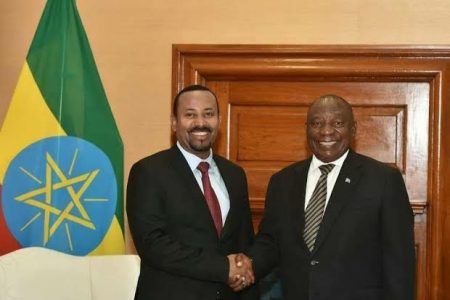 Prime Minister Abiy Ahmed sends congratulatory message to President of South Africa