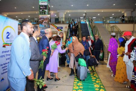 Gov’t officials welcome 3rd round arrivals of second generation Ethiopian Diasporas