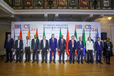 Ethiopia took part on the 8th BRICS Industry Ministers Meeting