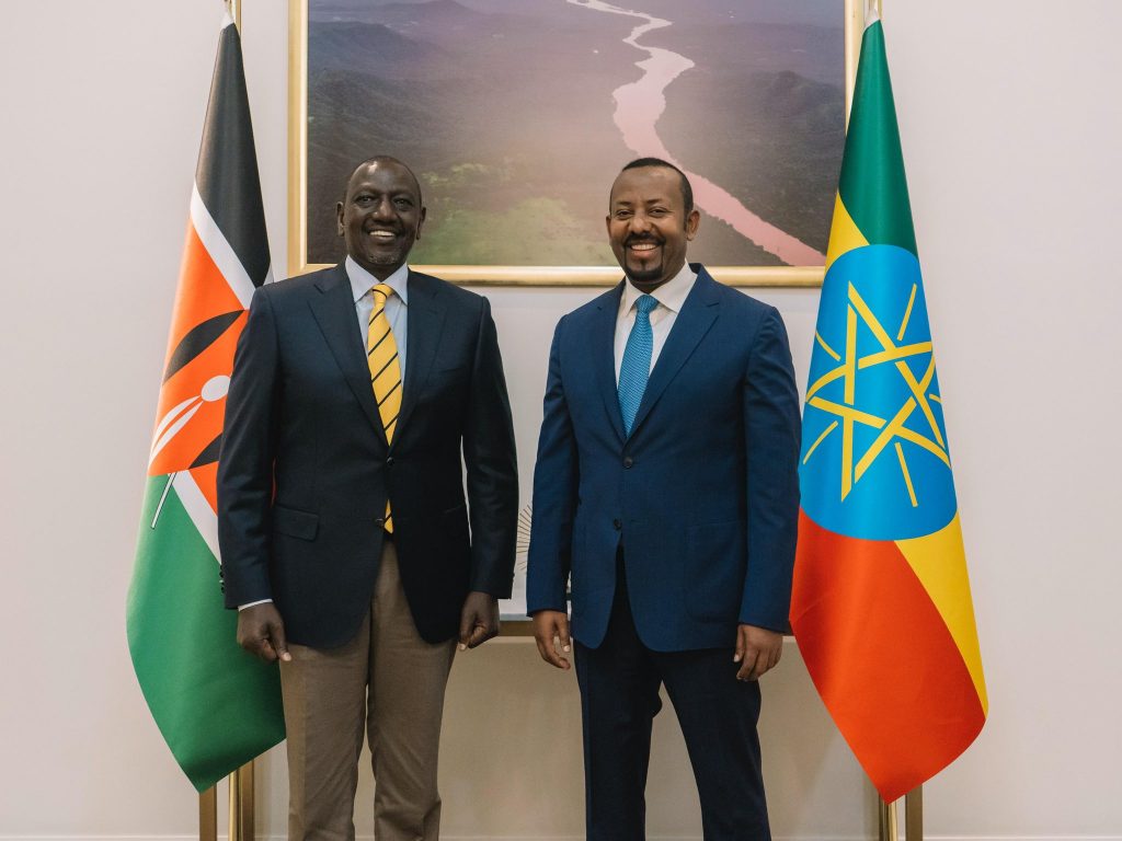 PM Abiy Ahmed Welcomes Kenyan President William Ruto for Working Visit