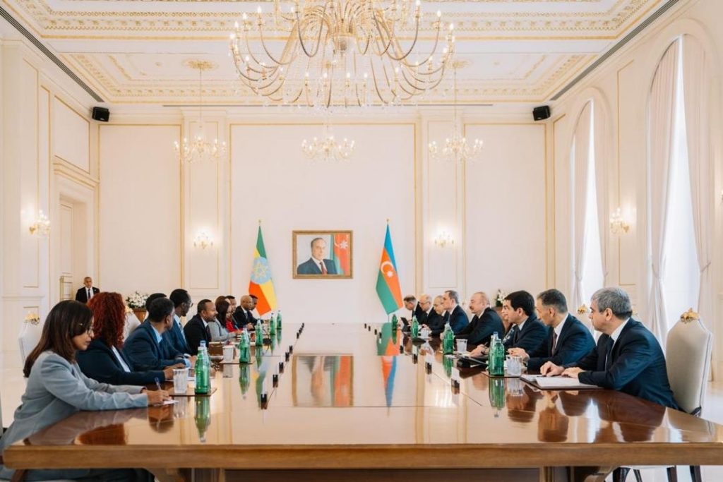 Leaders of Ethiopia and Azerbaijan witness signing of MOUs in defense and other sectors
