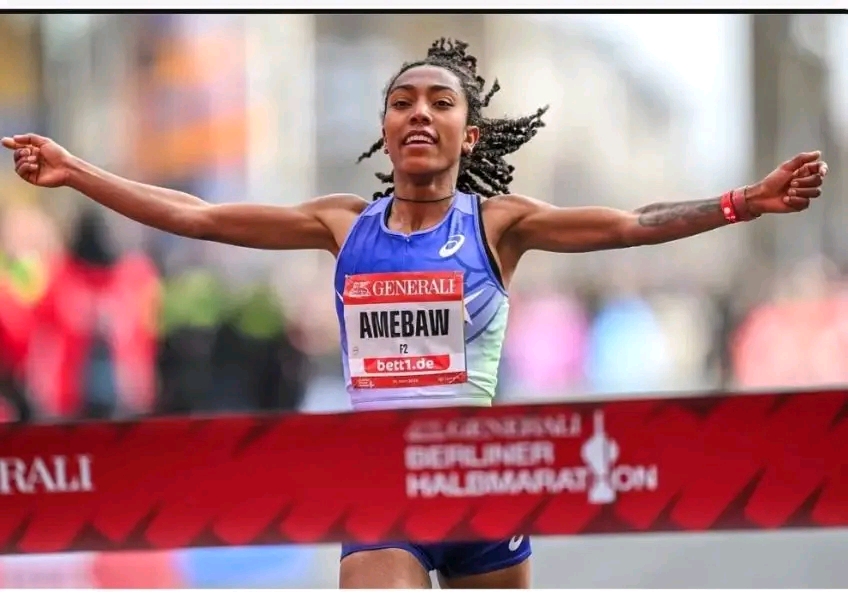 Ethiopia’s Likina Amebaw Wins 2026 Berlin Half Marathon
