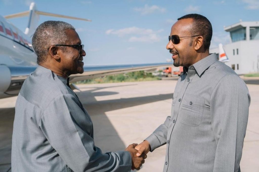 Africa’s Business Titan Aliko Dangote Hails PM Abiy’s Leadership, Says Africa Needs More Leaders Like Him