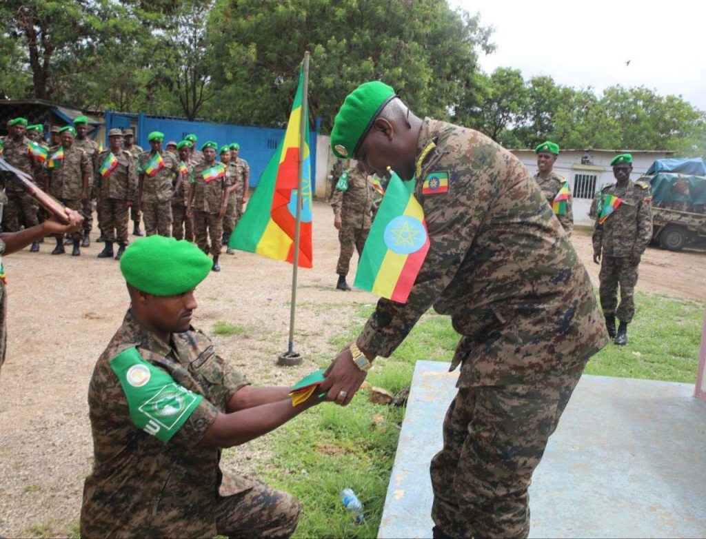 Ethiopian Peacekeepers in South Sudan, Somalia Mark National Flag Day, Pledge to Uphold Country’s Honor
